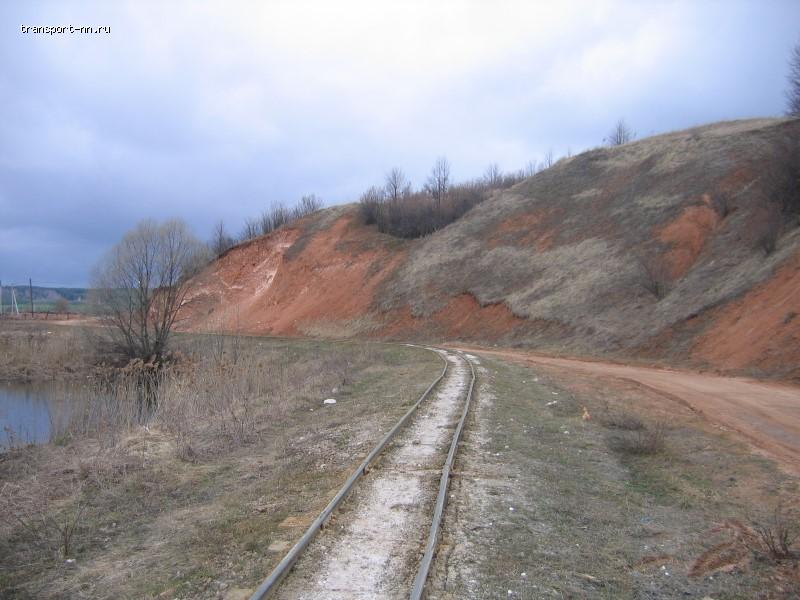 Путь возле шахты