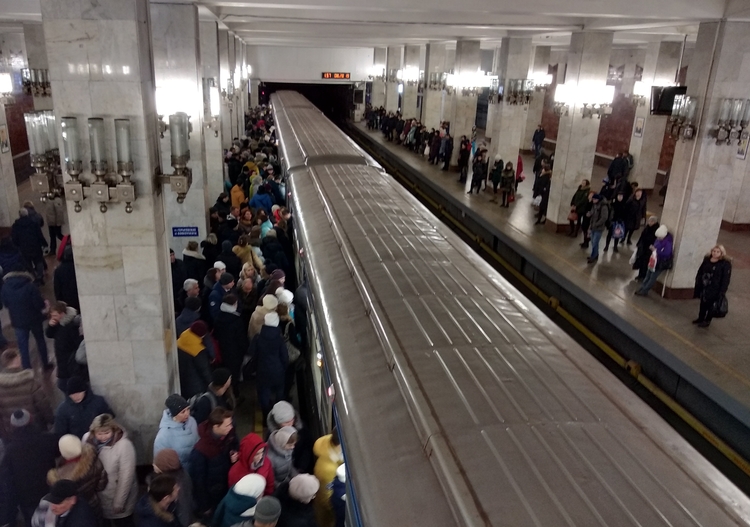 Станция Московская в Нижегородском метро